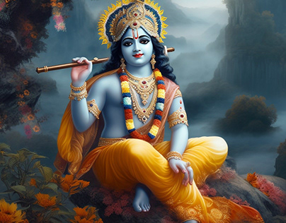 Global Mastery: Lord Krishna's Digital Avatar