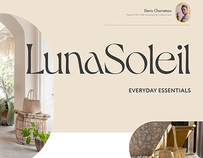 Изящный дизайн интернет магазина Luna