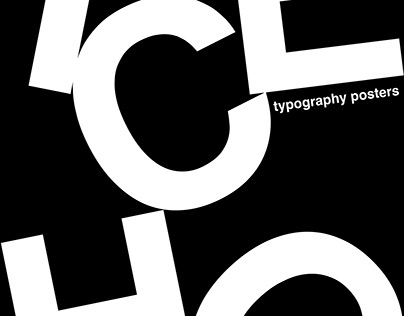 Typografy posters