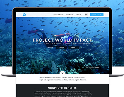 Web Design: Project World Impact