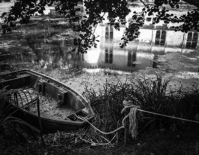 Boat on the pond