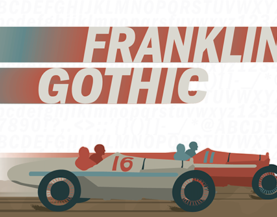 Franklin Gothic Type Poster
