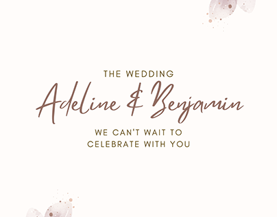 Wedding Invite Design Poster