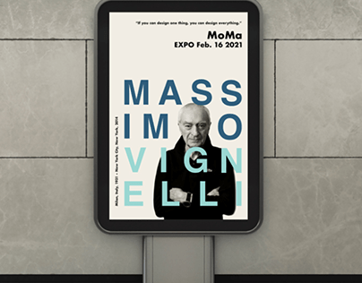 Massimo Vignelli Concept Poster