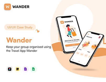 Wander Travel App - UX/UI Case Study