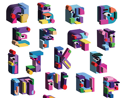 3D Letter forms