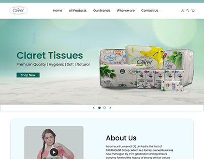 Tissue Website Design
