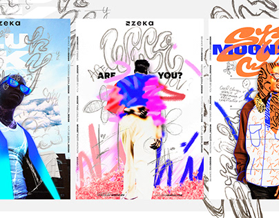 Sketch Poster Design Series by Zeka Design