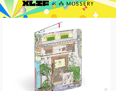 Artist Collaboration ｜ Mossery Notebook Cover