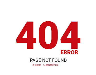 404 Error Page Web Design Technical Gear Design