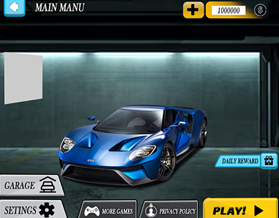 The Ultimate Car Racing Game UI Designing