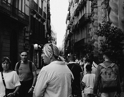 Black and White in Barcelona