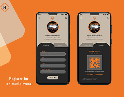 Event Registration Mobile Screen - UI UX Challenge