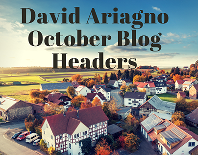 David Ariagno October Blog Headers