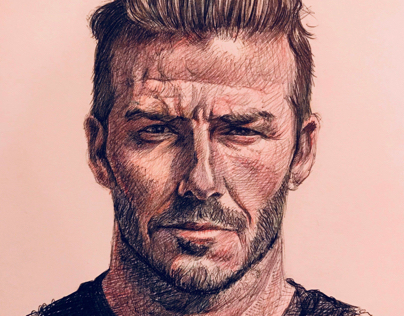 David Beckham - ball point pens