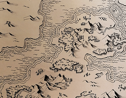 Eflya - Fantasy Map Illustration