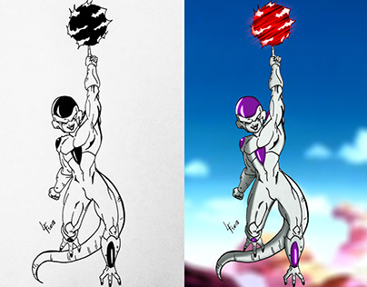 Pintura Digital - Freeza DBZ