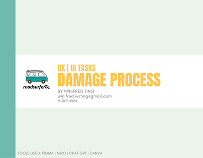 Roadsurfer Case Study : Damage Process Optimisation