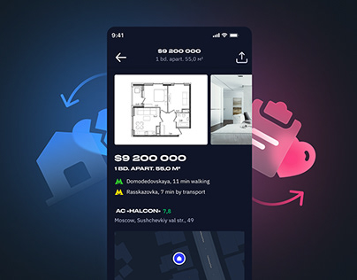 Living – UX/UI for property advisor app