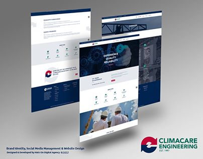 Climacare Engineering | Brand Identity & Website Design