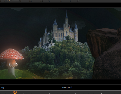 Matte Painting with multiple images