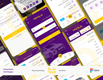YELO Car Rental - Mobile App Redesign