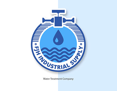 FJH Industrial Supply Logo Branding