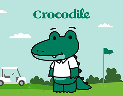 Crocodile Brand Mascot Design