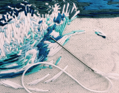 Ocean Embroidery