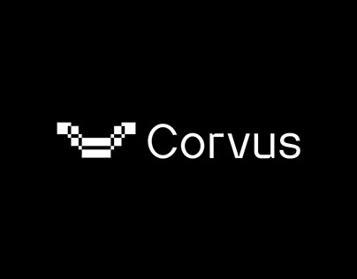 Brand identity design for Corvus