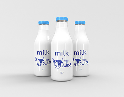 Logo design for a dairy store