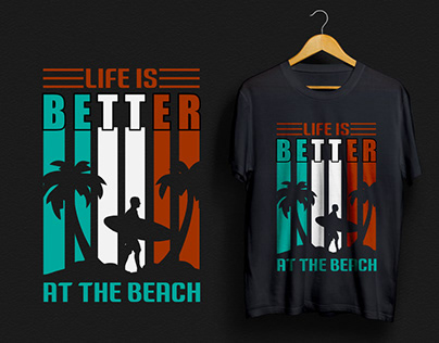 Beach T - shirt Design