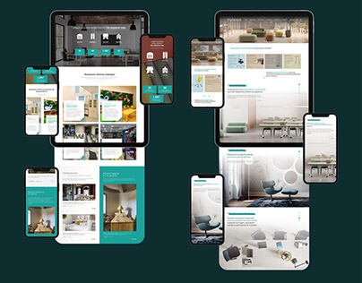 Decoration and Furniture Website UX-UI