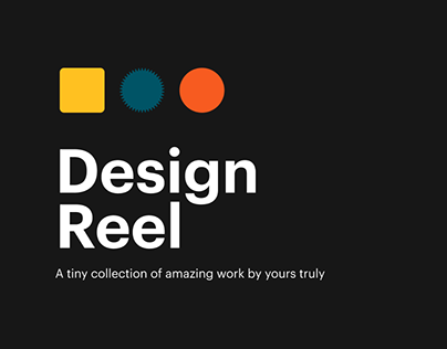 Project thumbnail - Design Reel