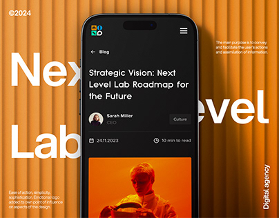 Project thumbnail - Next Level Lab - UX/UI design for IT company