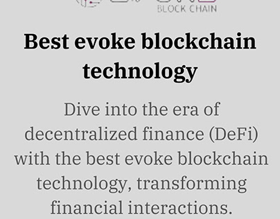 Best Evoke blockchain technology