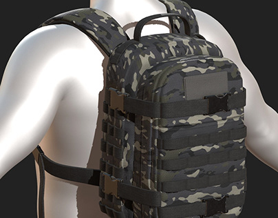 3d backpack design