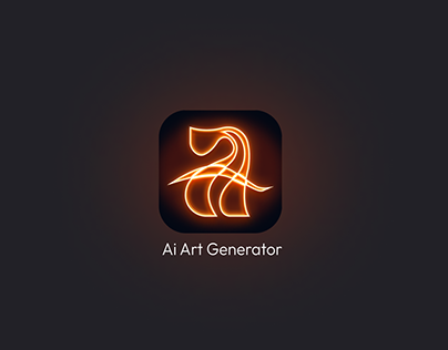 Ai Art Generation app concept