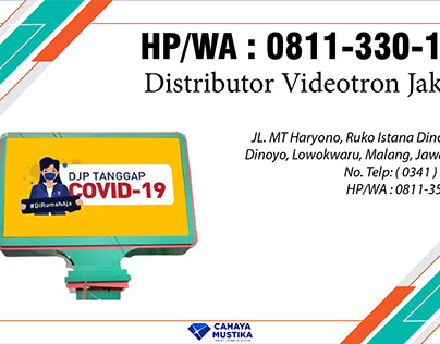 WA 0811-330-1819, Distributor Videotron Indoor P2.5
