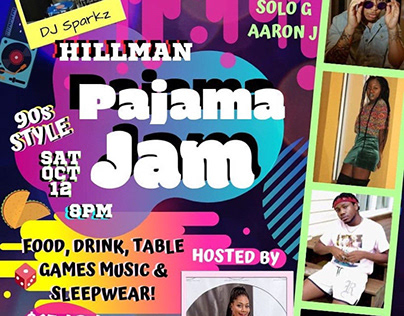 Hillman The Game Pajama Jam Fundraiser 2019