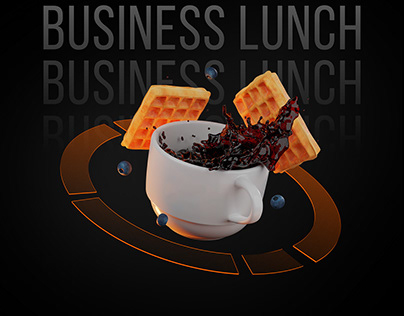 Business lunch poster