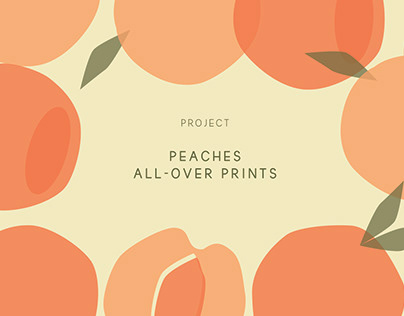 All-over print Project: Peaches