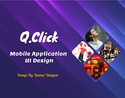 Q.click Mobile Application UI UX Design