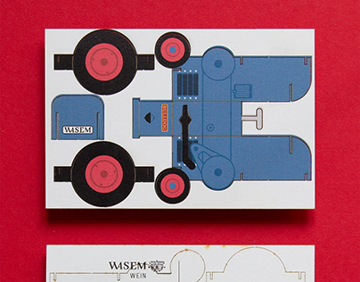 Einzylinder WASEM — 3D Postkarte