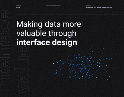 Data Dashboard Presentation - Interface Design