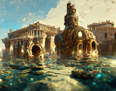 submerged ancient city