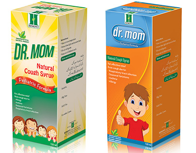 Dr Mom Cough Syrup Packaging