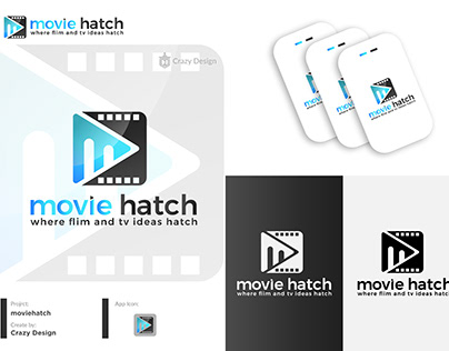 Movie Hatch logo desigm | modern logo design |
