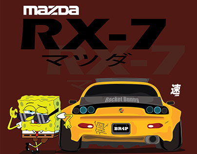 Spongebob getting rizz with his RX-7