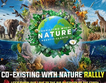 Rally organising poster of Bio Diversity on earth